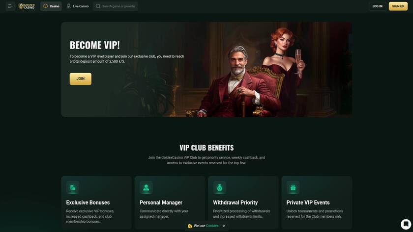 Goldex Casino — VIP section