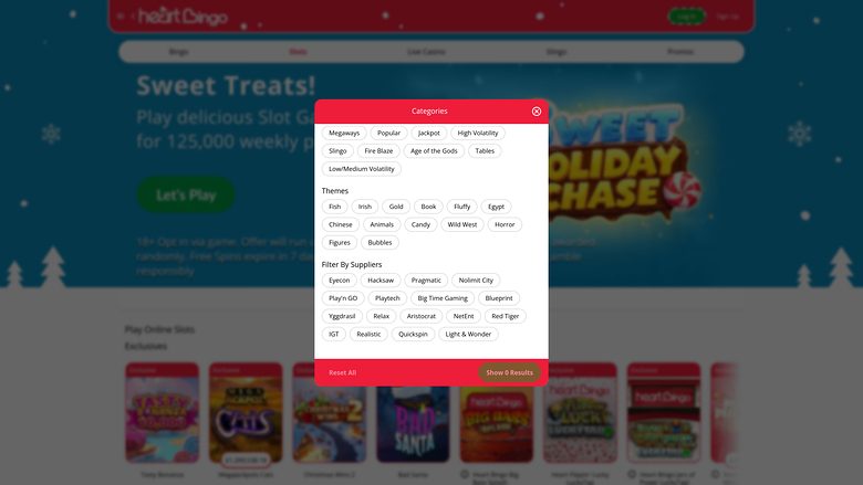 Heart Bingo — Games by studio