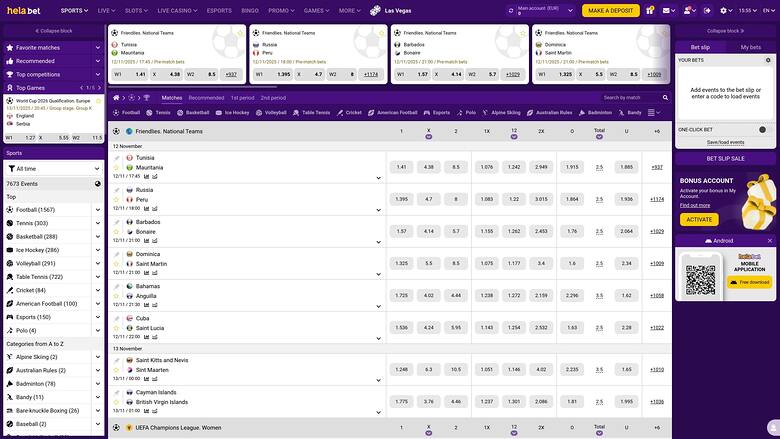 Helabet — Sportsbook