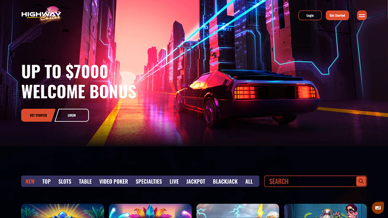 Highway Casino — Homepage