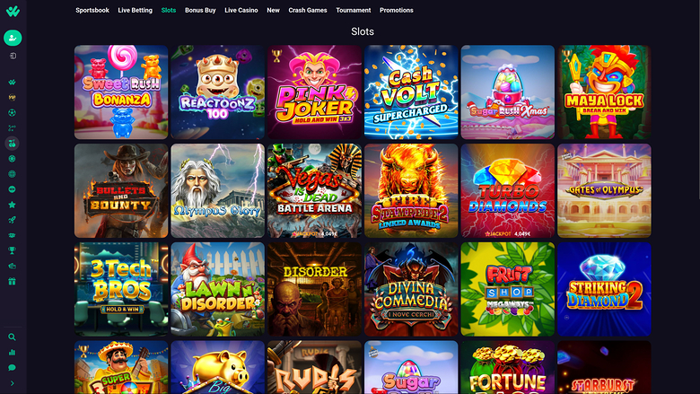 Hiperwin Casino — Games lobby