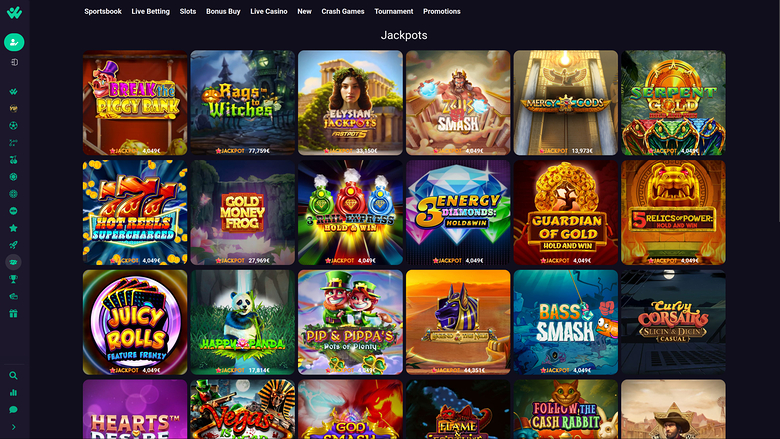 Hiperwin Casino — Jackpot games