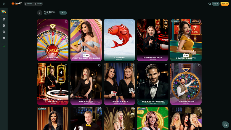 HoneyBetz Casino — Livedealer