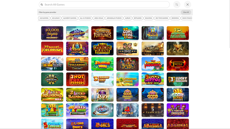 Hot Streak Casino — Games by studio