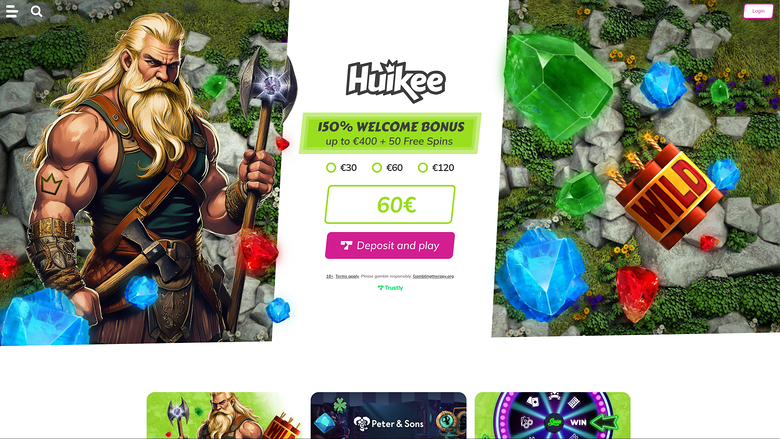 Huikee Casino — Homepage