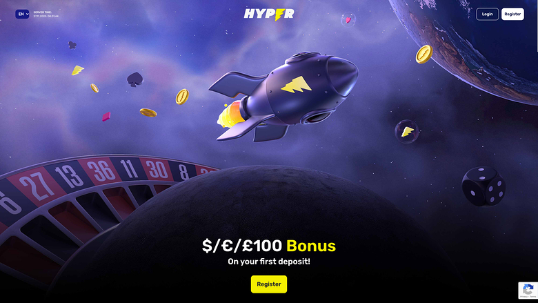 Hyper Casino — Homepage