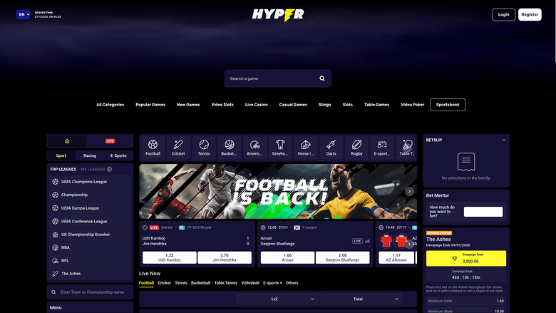 Hyper Casino — Sportsbook