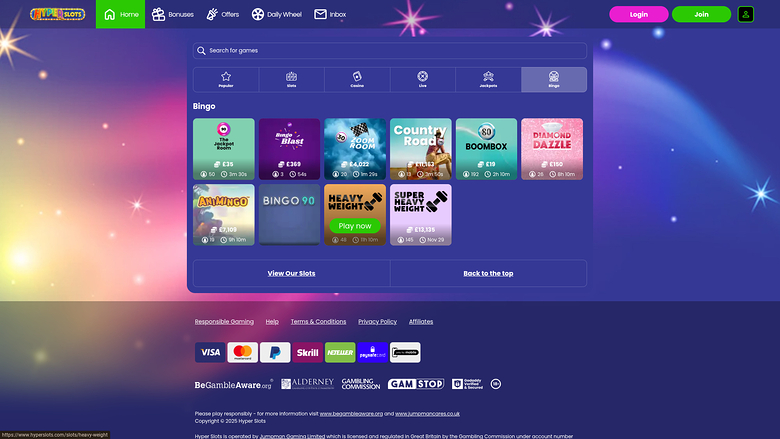 Hyper Slots — Bingo