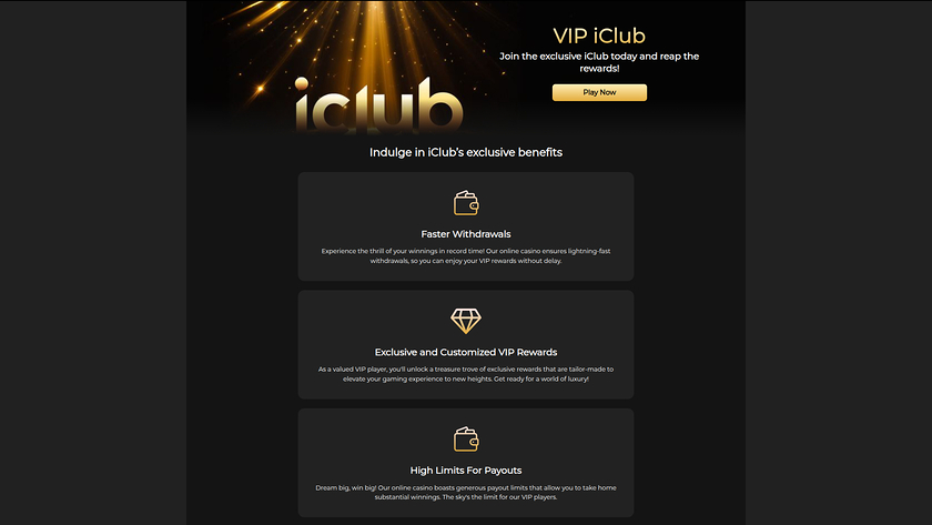 iBet Casino — VIP section