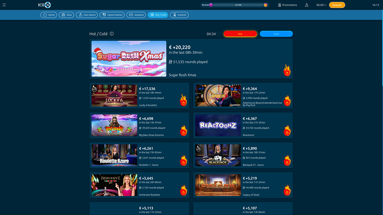 ICE36 Casino — Hot and cold