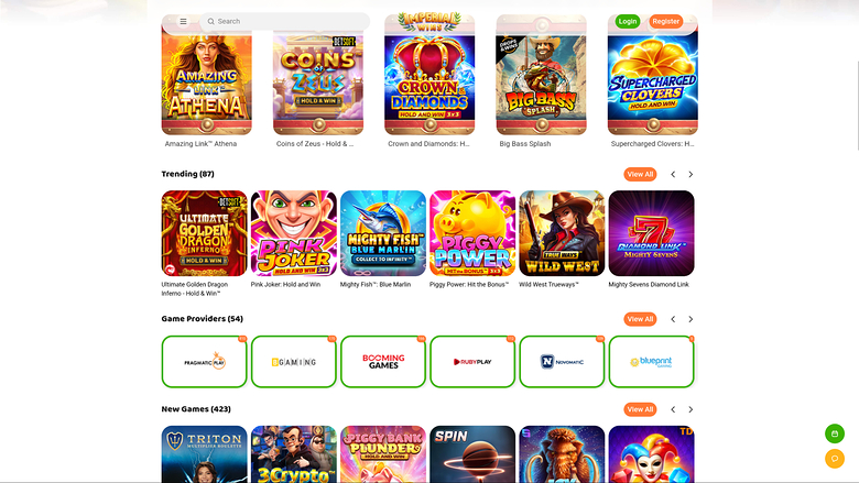 Imperial Wins Casino — Games lobby