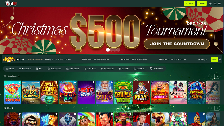 INetBet Casino — Homepage