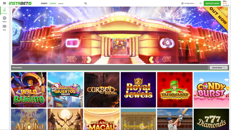 InstaBET — Games lobby