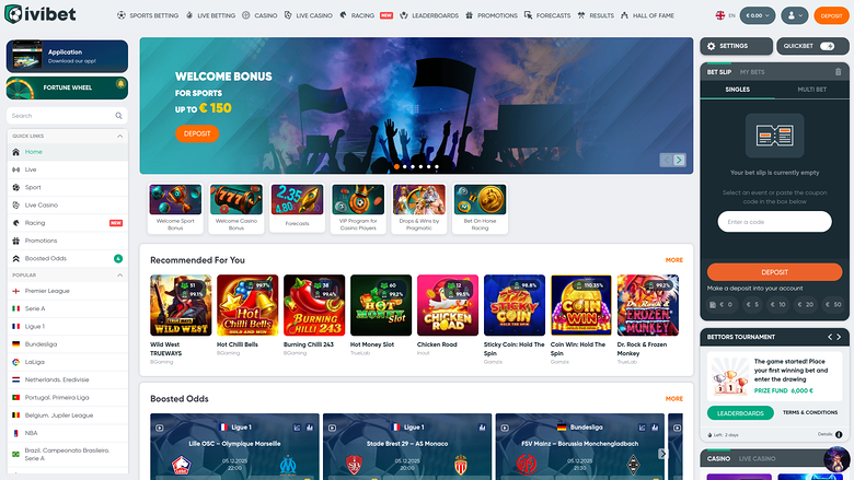 Ivibet Casino — Homepage