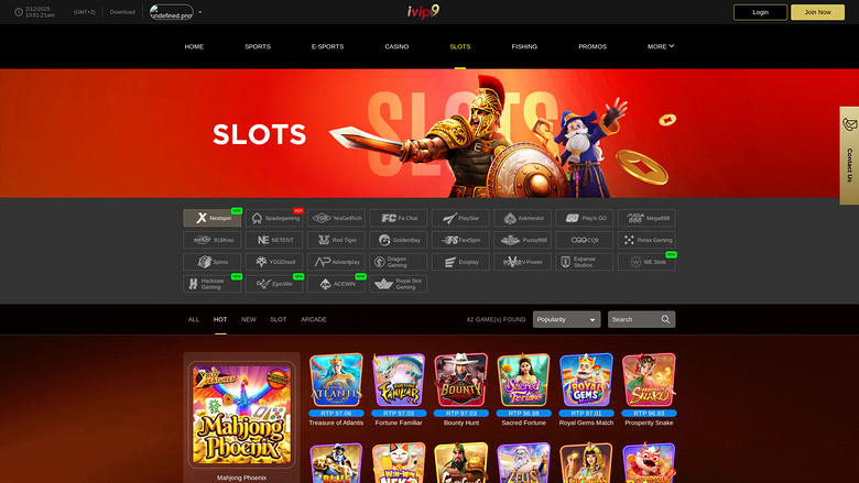 IVIP9 Casino — Games by studio