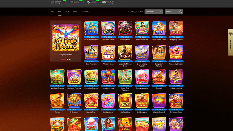 IVIP9 Casino — Games lobby