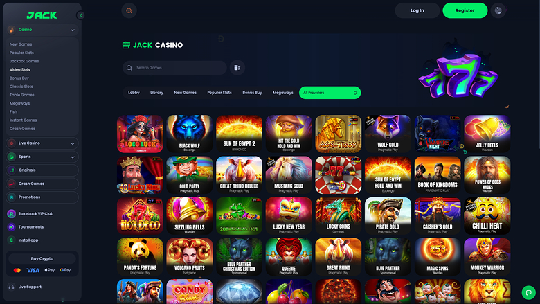 Jack Casino — Pot