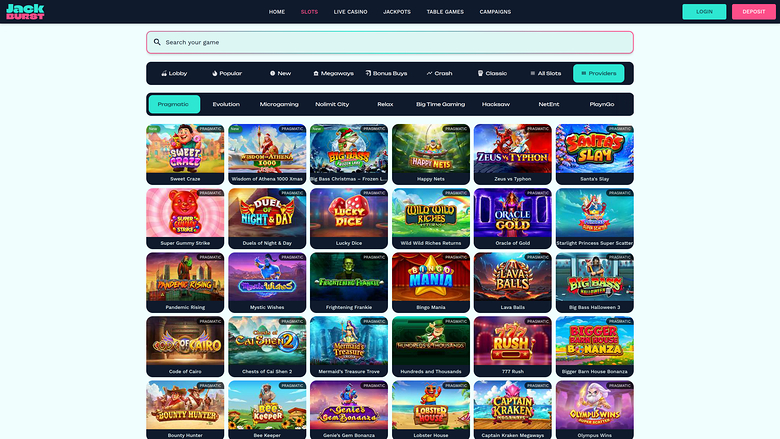 Jackburst — Games by studio