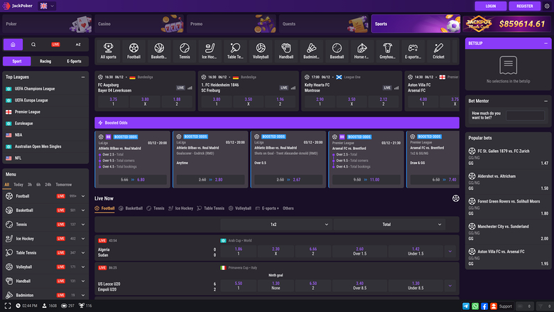 JackCasino — Sportsbook