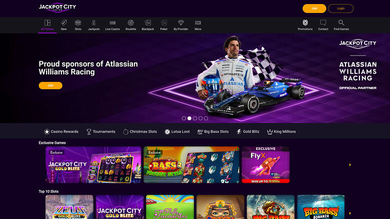 Jackpot City Casino — Homepage