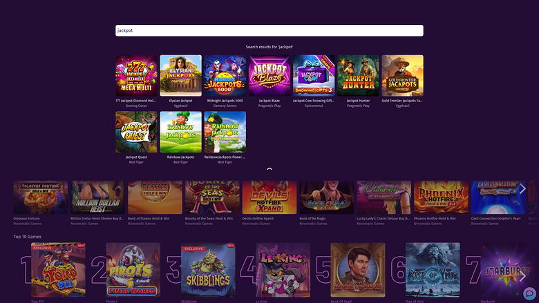 Jackpot Cow Casino — Jackpot games