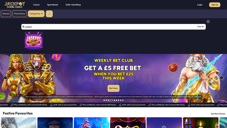 Jackpot Mobile Casino — Jackpot games on mobile