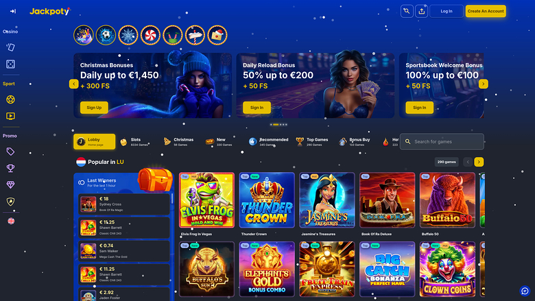 Jackpoty Casino — Homepage
