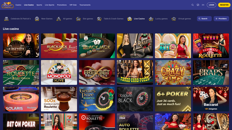 JasminSlots Casino — Livedealer