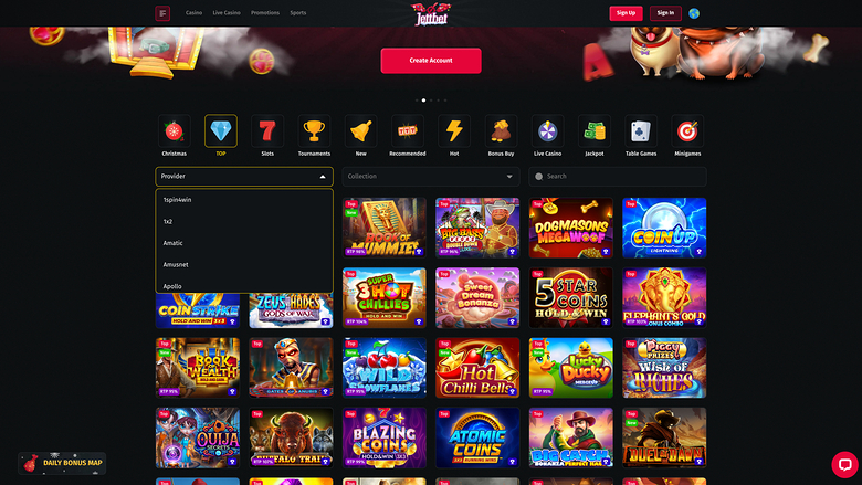 Jettbet Casino — Games by studio