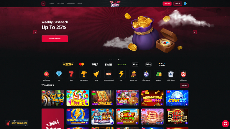 Jettbet Casino — Homepage
