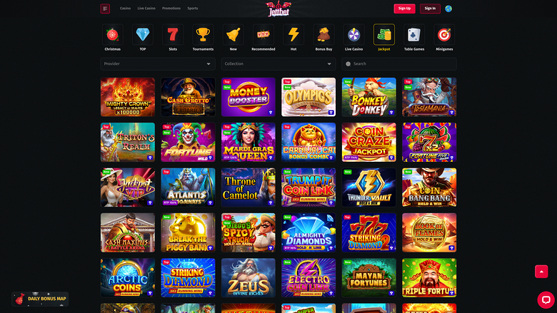 Jettbet Casino — Jackpot games