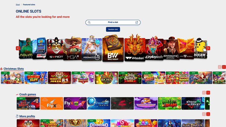 Jokerbet Casino — Games lobby