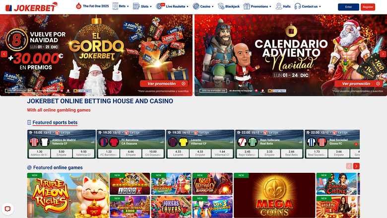 Jokerbet Casino — Homepage