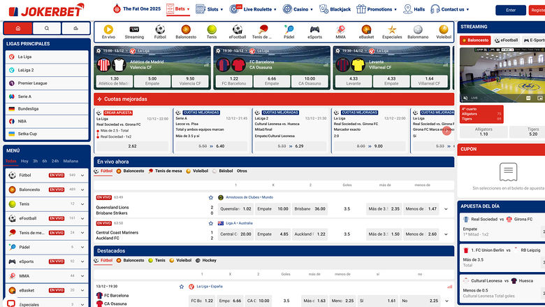 Jokerbet Casino — Sportsbook