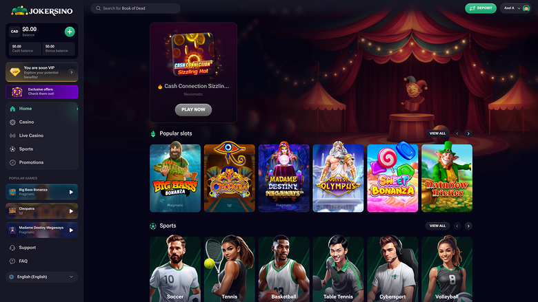 Jokersino — Homepage