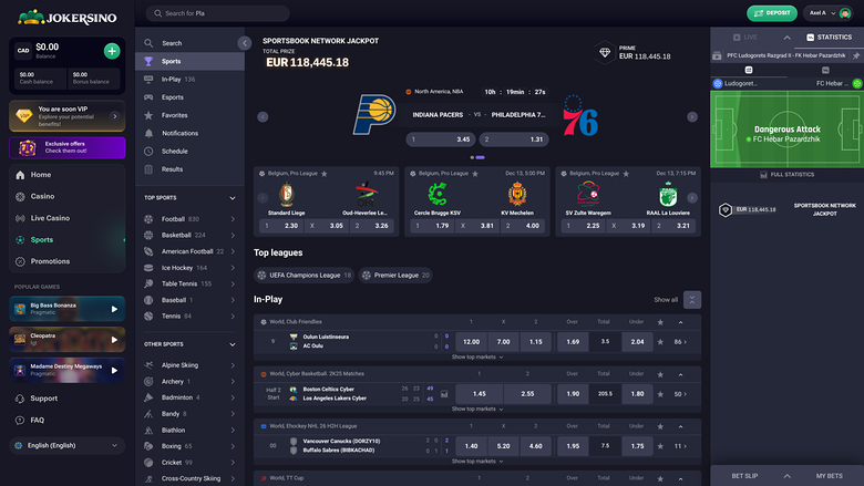 Jokersino — Sportsbook