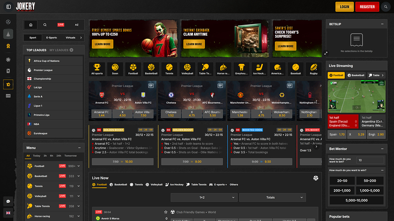 Jokery Casino — Sportsbook