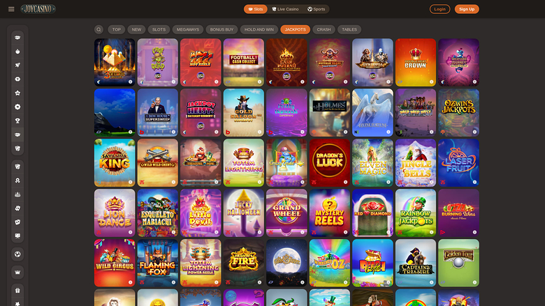 JoyCasino — Jackpot games