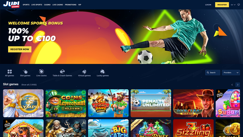 Jupi Casino — Homepage