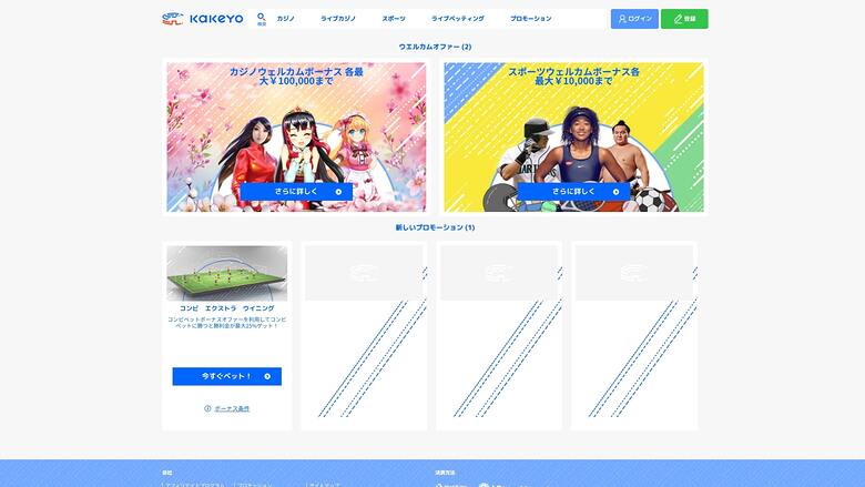 KaKeYo Casino — Promotions page