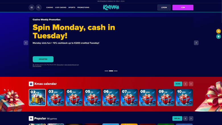 Karamba Casino — Hp