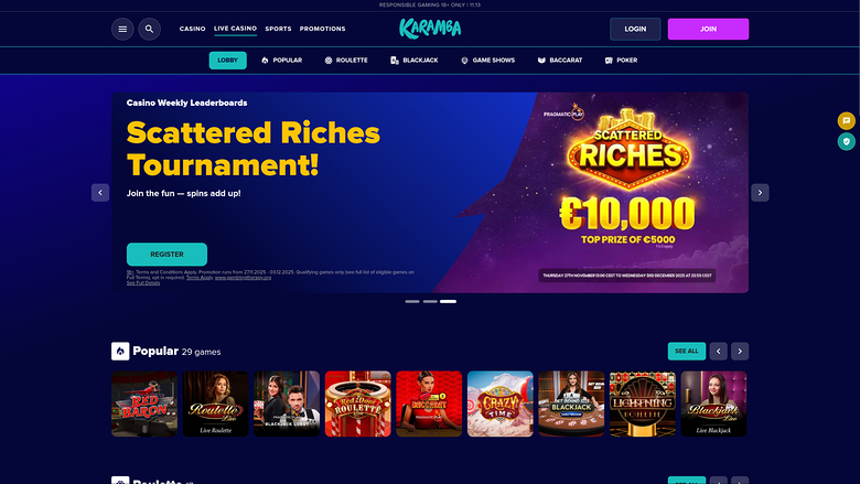 Karamba Casino — Livedealer
