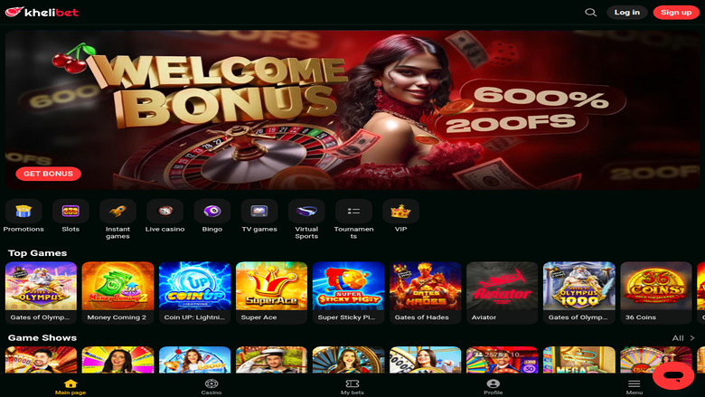 Kheli Bet Casino — Homepage
