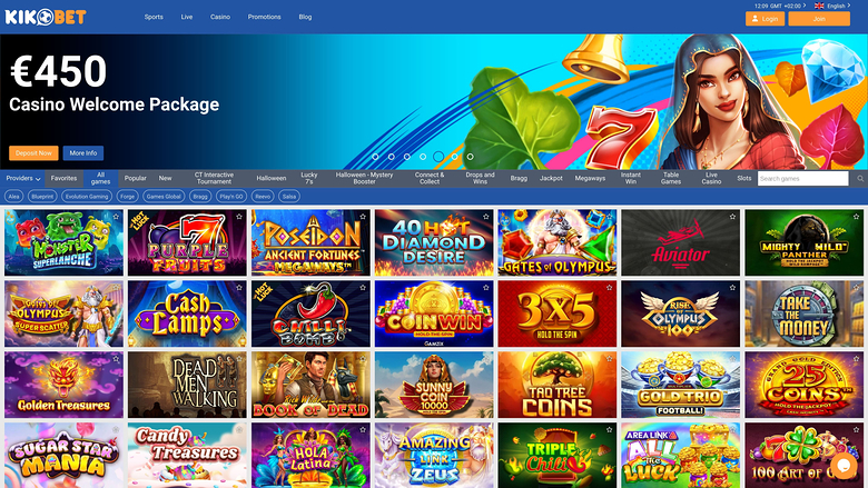 Kikobet Casino — Games by studio