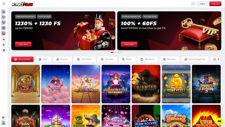 KingPari Casino — Homepage