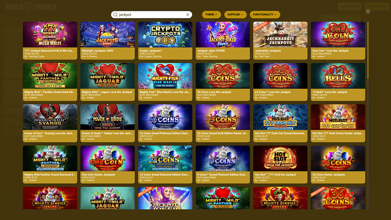 Kings Chance Casino — Jackpot games