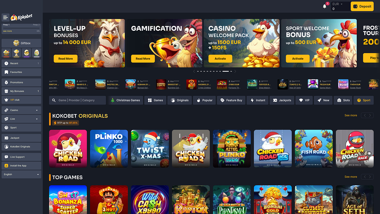 Koko.bet Casino — Homepage