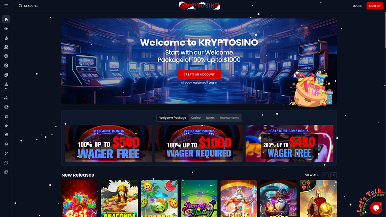 Kryptosino Casino — Homepage