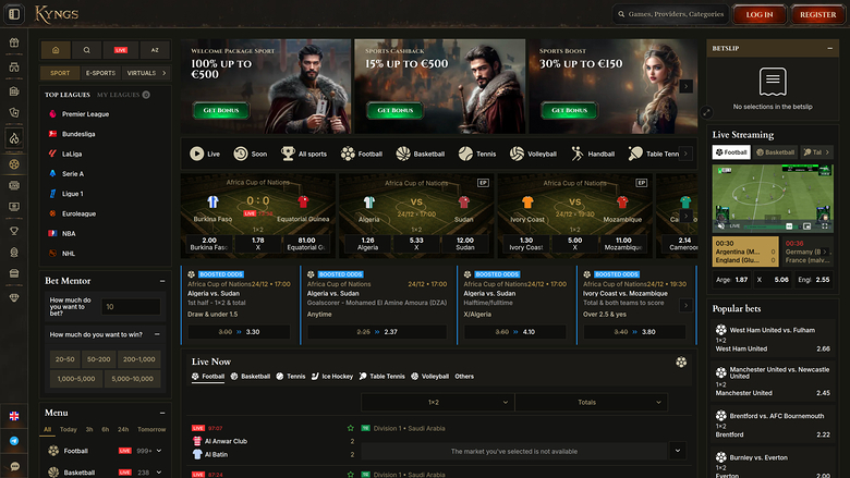 Kyngs Casino — Sportsbook