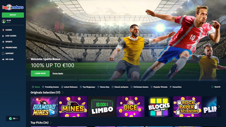 Lapilanders Casino — Homepage